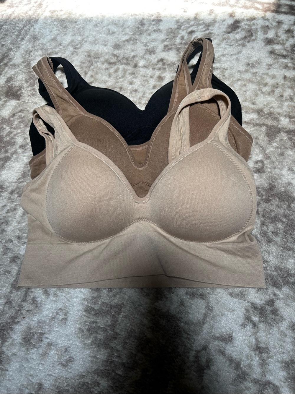 Seamless Wireless Comfort Bras (3-Pack)